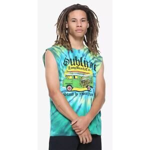 Vintage Sublime Stand By Your Van Tie Dye T-Shirt Muscle Tee Graphic Men’s L